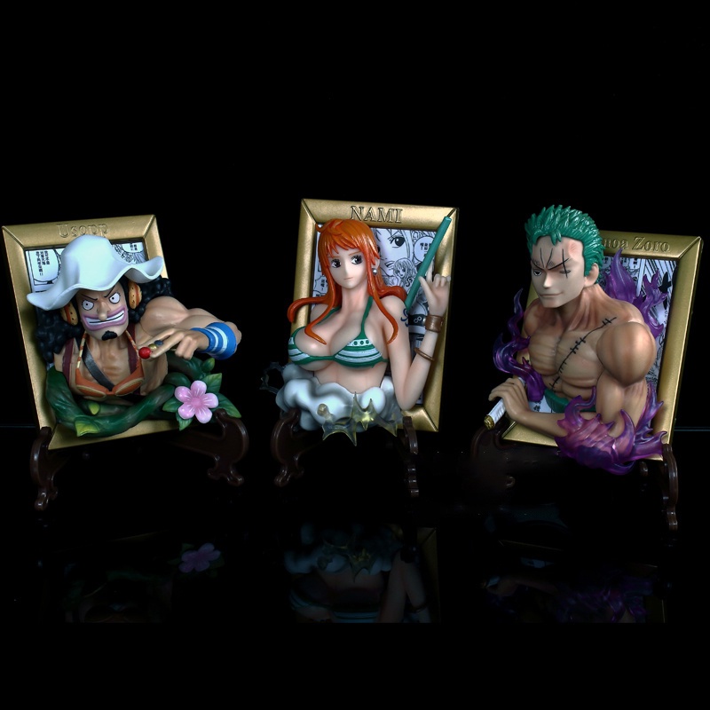 Mô hình tranh 3d zoro nami usopp hàng mới siêu đẹp ( one piece )