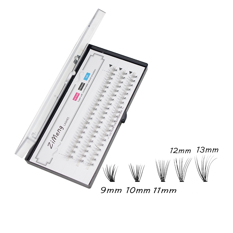 [Hàng mới về] Set 10 Cặp Lông Mi Giả 3d 9 / 10 / 11 / 12 / 13mm Dùng Nối Mi Giả