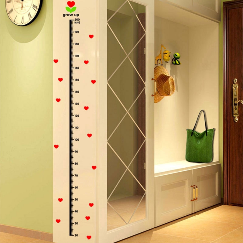 Miếng Dán Tường Đo Chiều Cao Cho Bé 50~170 cm, 20~200 cm