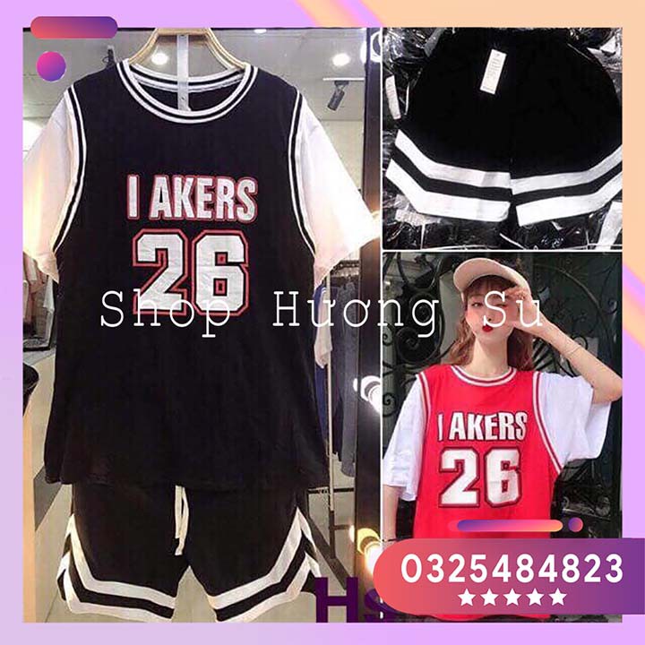 Áo Thể Thao Bóng Rổ Lakers 26-HuongSu-(A048)