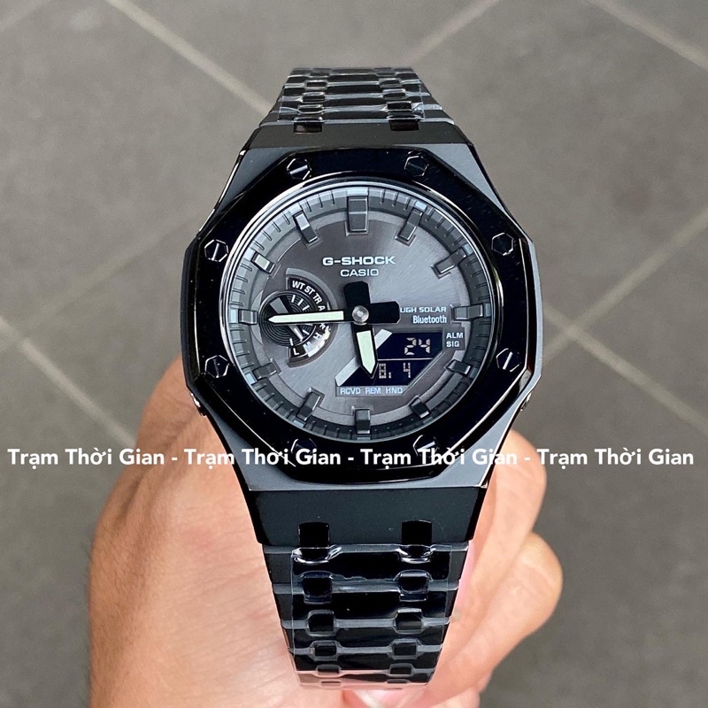 Đồng hồ nam Casio G-shock GA-B2100 độ vỏ thép