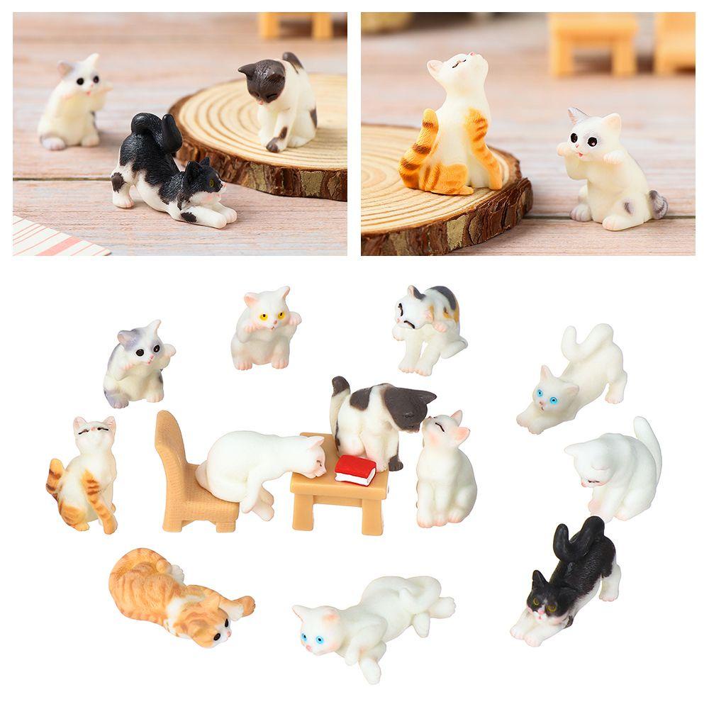 Tượng Nhựa Resin Hình Hoạt Hình Dễ Thương Dùng Trang Trí Tiểu Cảnh 1
