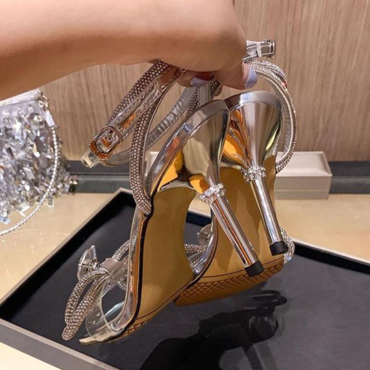 Sandal 7p Nơ Quai Đá Công Chúa Xinh Fullbox Bill Túi Cao Cấp