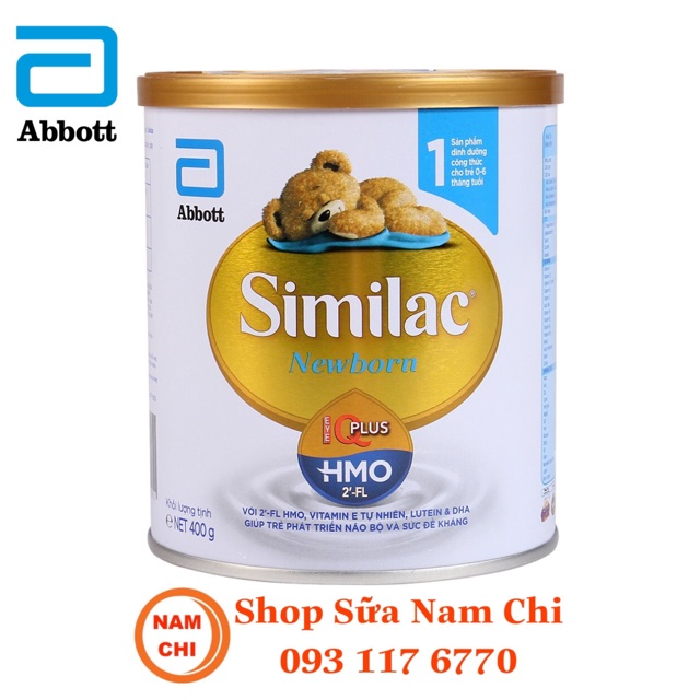 [DATE 01/2021] Sữa Bột Abbott Similac 1 400g HMO
