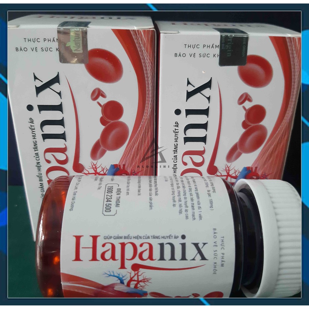[COMBO 3 HỘP] VIÊN UỐNG HAPANIX - Ổn Định Huyết Áp Cải Thiện Mỡ Máu Phòng Ngừa Đột Quỵ - CHÍNH HÃNG HỘP 30 VIÊN | BigBuy360 - bigbuy360.vn