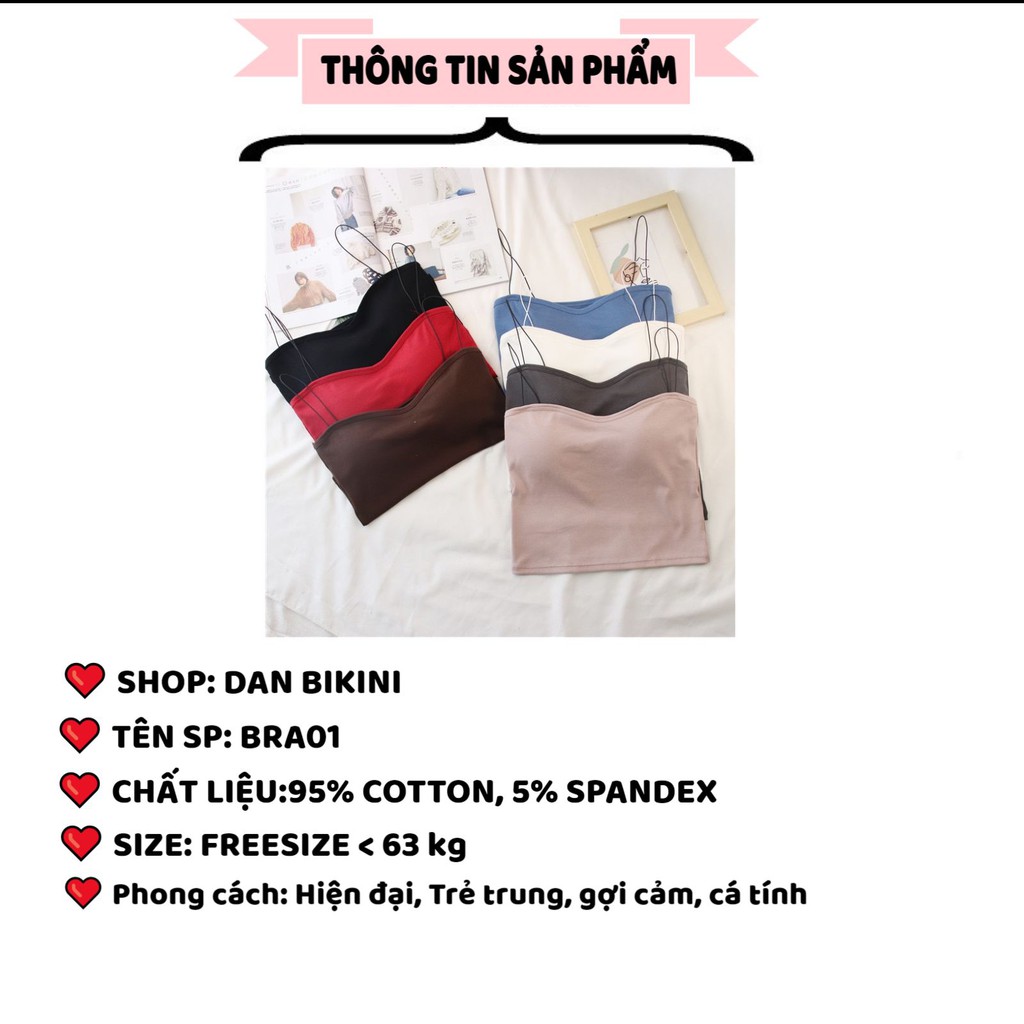 Áo Bra Nữ 2 dây Nâng Ngực nhiều màu nâng vòng một gợi cảm mẫu Bra01 | BigBuy360 - bigbuy360.vn