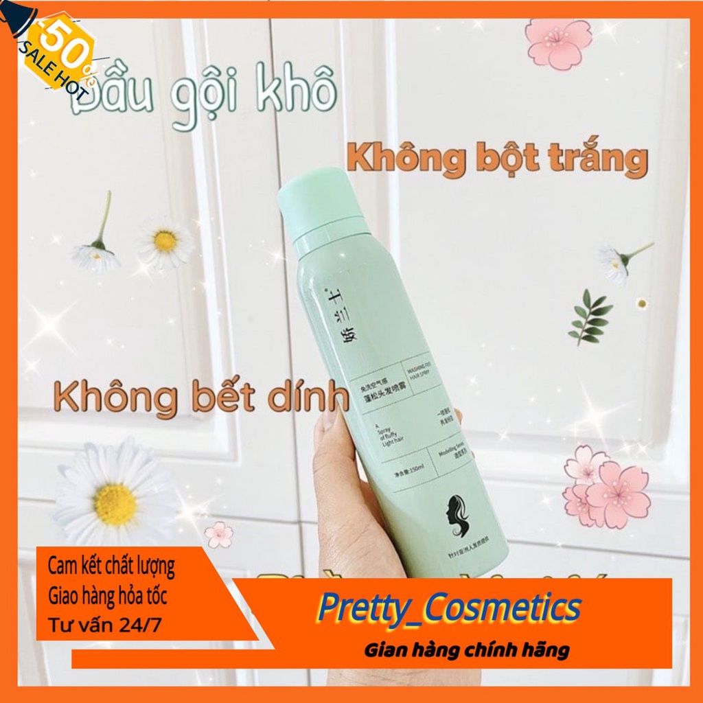 Dầu gội đầu dạng xịt khô cho tóc bết - Chính Hãng