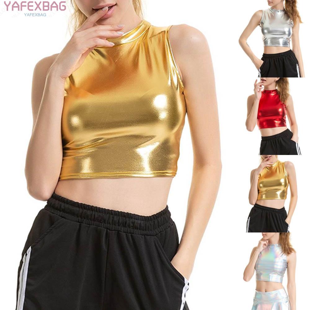 Blouse Bustier Vest Cool Style Crop Top Dance Club Performance Costume