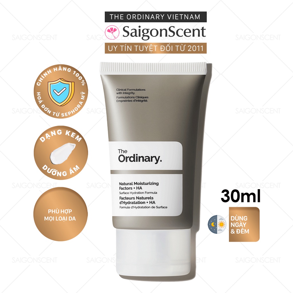Kem dưỡng ẩm The Ordinary Natural Moisturizing Factors + HA