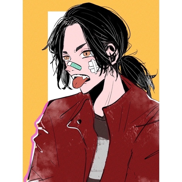 Ảnh thẻ in hình TOKYO REVENGERS ver COLOR card bo góc viền 5*8cm anime chibi xinh xắn sưu tầm