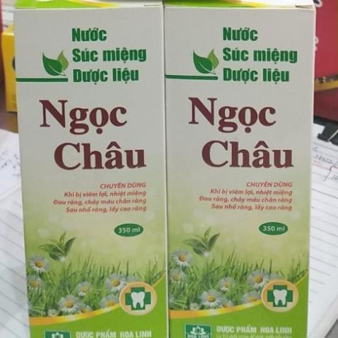 Nước súc miệng dược liệu Ngọc Châu 350ml