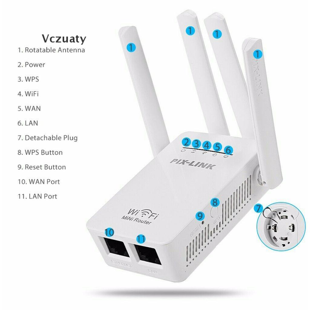 Bộ Khuếch Đại Tín Hiệu Wifi Vczuaty | BigBuy360 - bigbuy360.vn