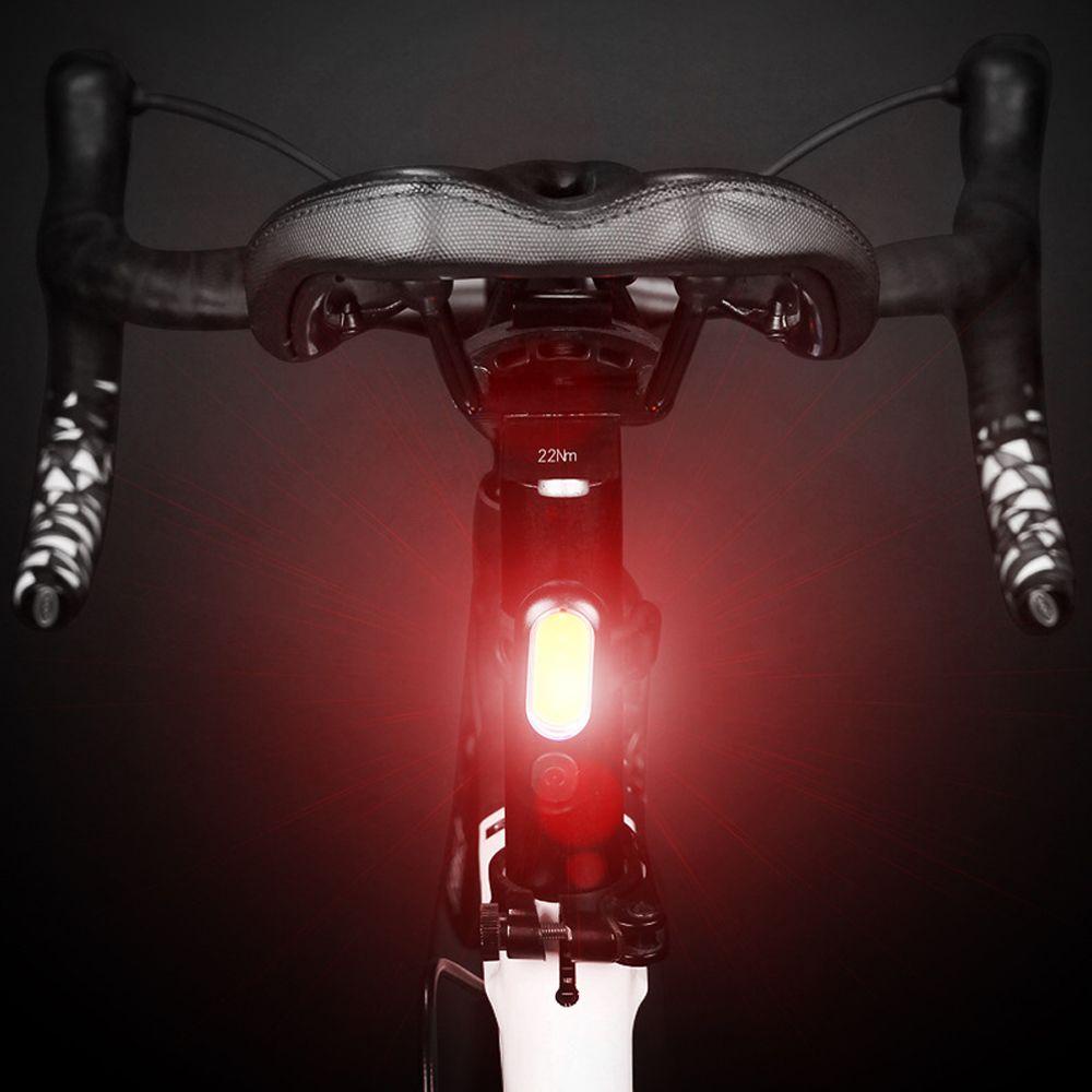 JUNE Đèn COB Gắn Đuôi Xe Đạp Sạc USB