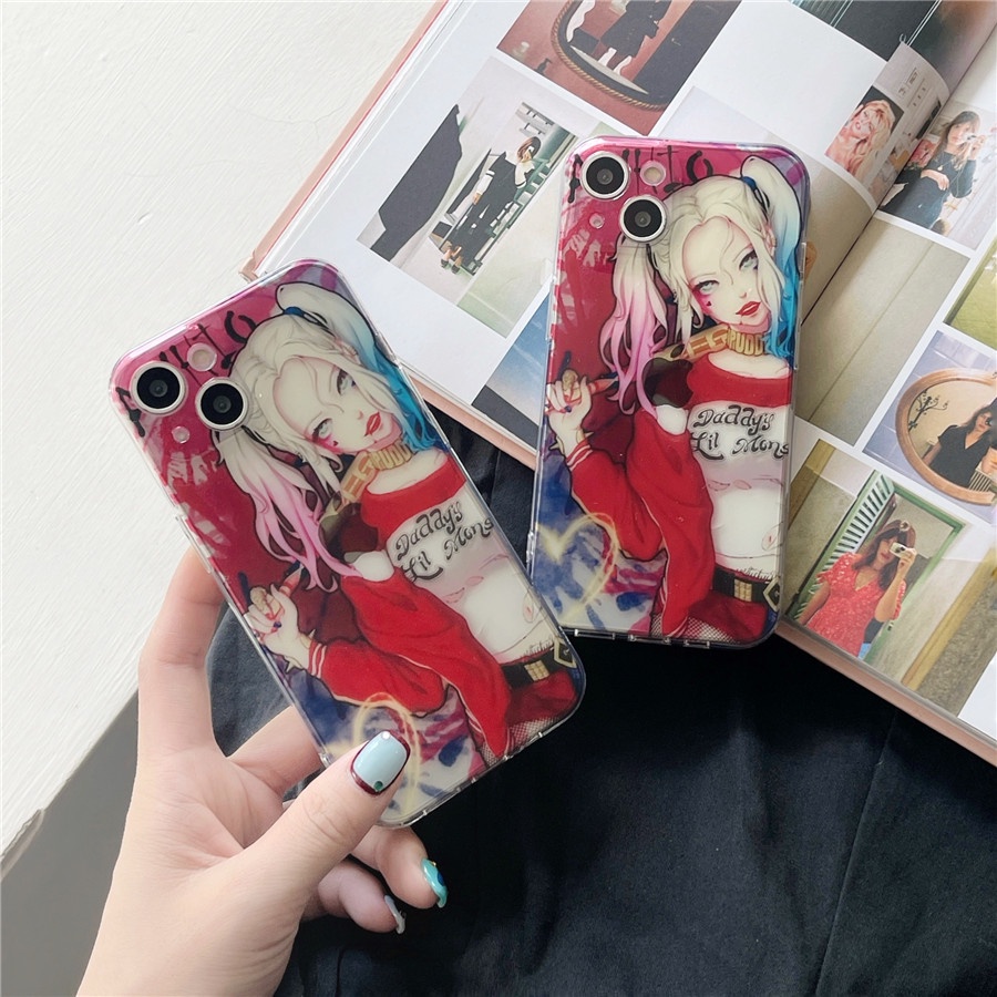 Ốp Điện Thoại Cứng Họa Tiết JOKER Harley Quinn Cho iPhone 14 Pro Max 14 Plus 13 Pro Max 12 Pro Max 11 Pro Max
