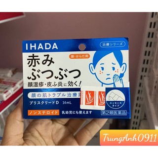 Kem viêm da- Kem chàm trên da Shiseido IHADA Prescreed D Essence Type 14ml