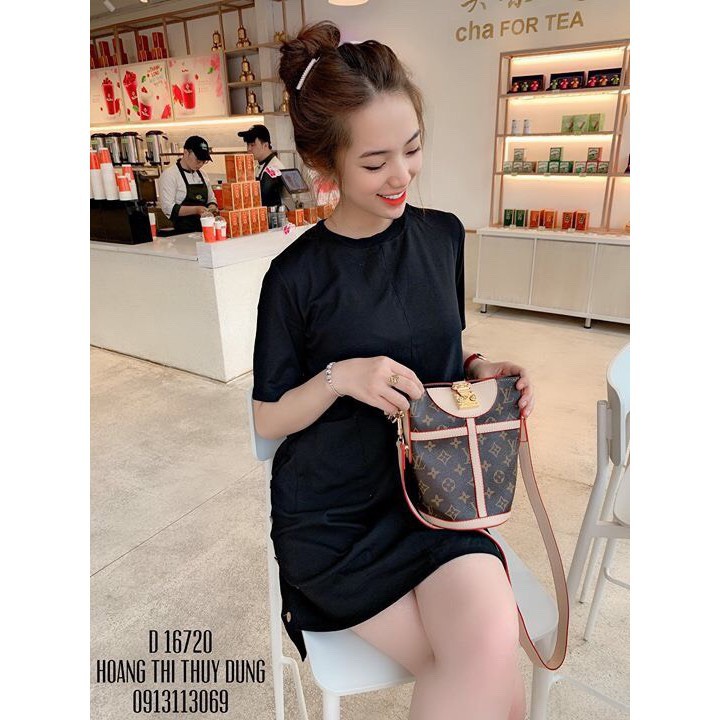 Váy Sườn Cúc 2 Túi Hot Hit( Ảnh Thật)_Xưởng May Quang Anh