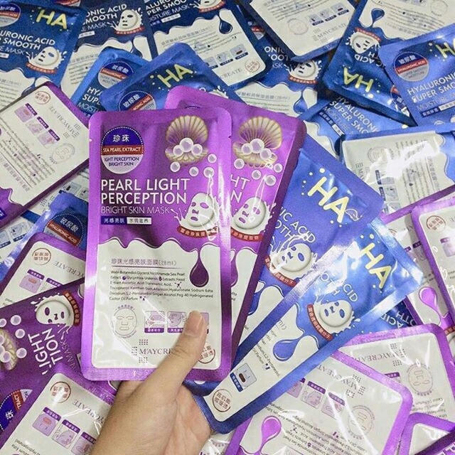 Mặt nạ dưỡng ẩm HA nội địa Trung Quốc cấp nước làm căng da và se khít lỗ chân lông