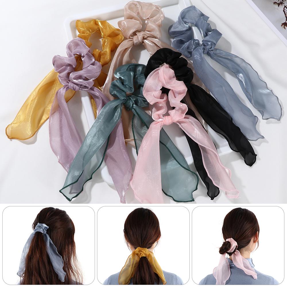 Dây Cột Tóc Scrunchies Xinh Xắn Cho Nữ