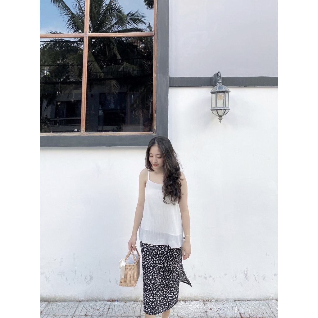 Áo dây voan xếp li Ma Vie