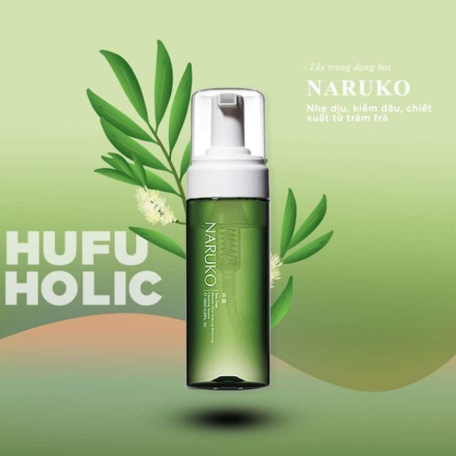 [CHÍNH HÃNG_CÓ TEM ] Tẩy Trang Dạng Bọt Naruko Tea Tree Blemish Clear Make-up Removing Cleansing Mousse 150ml