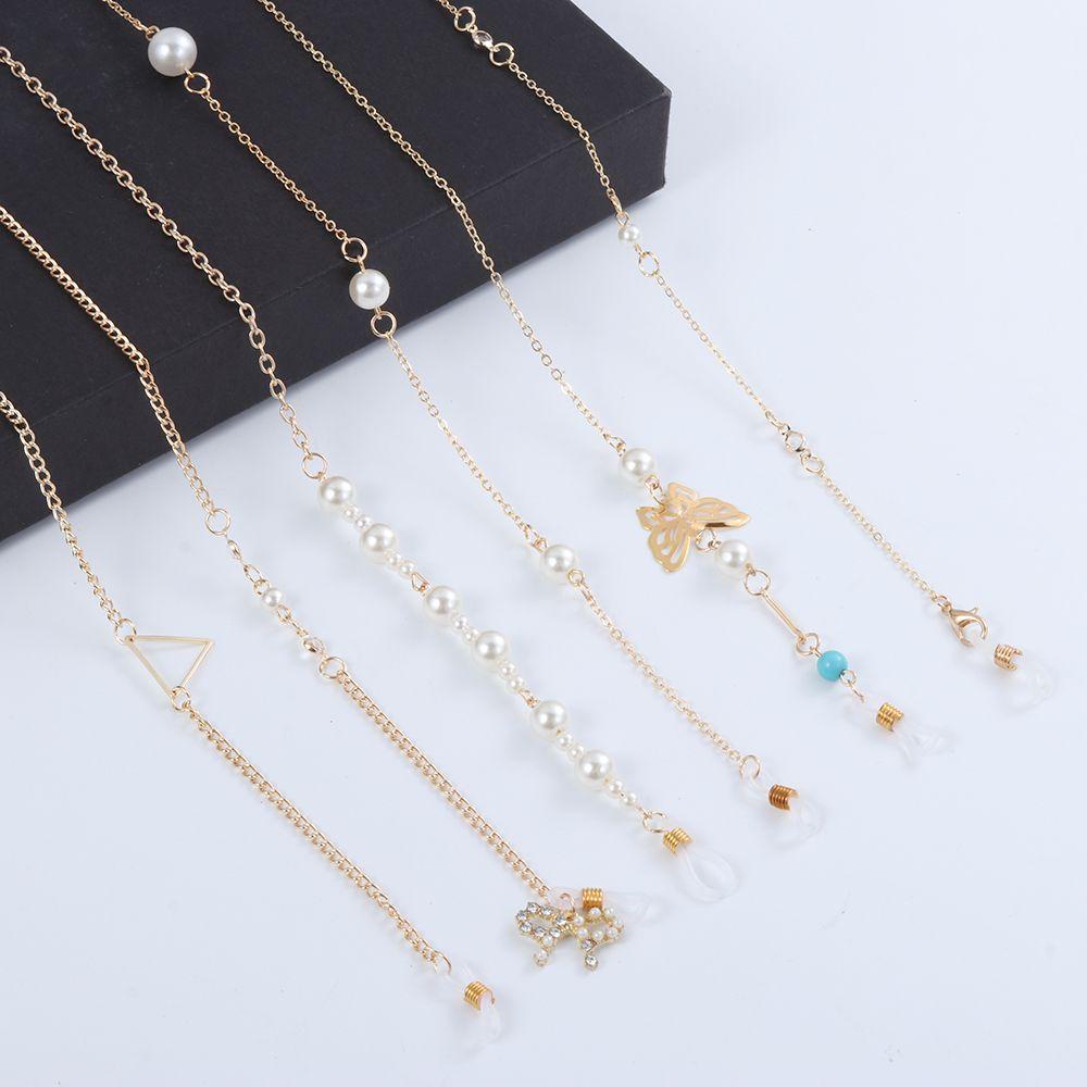 Dây Đeo Mắt Kính Bằng Kim Loại Cho Nữ