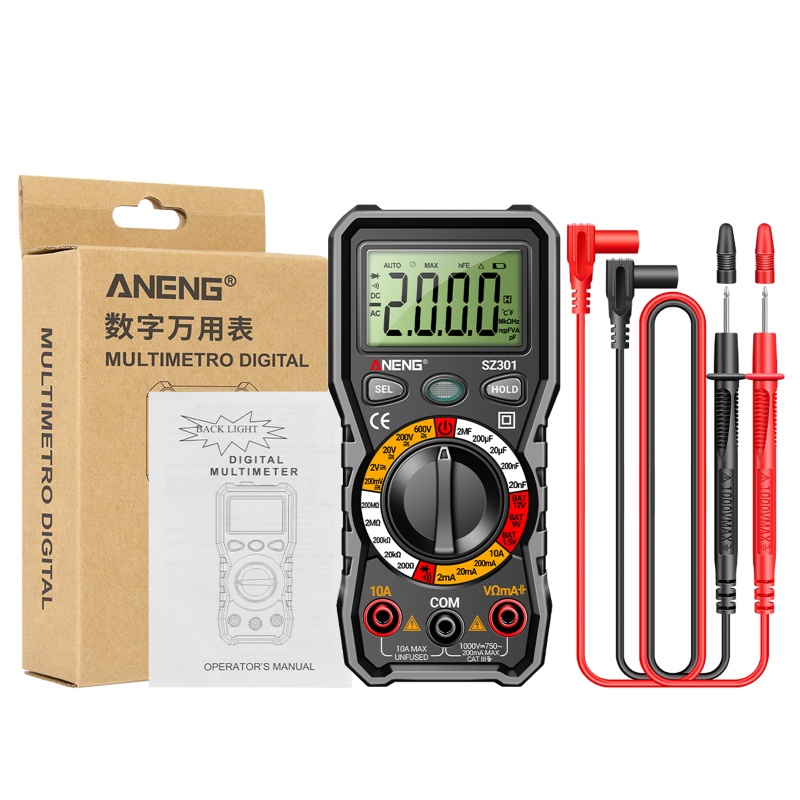 Vạn Năng Kế Kỹ Thuật Số AC Tự Động Đo Dòng Điện DC