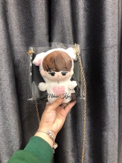 Túi xích trong đựng doll 15cm