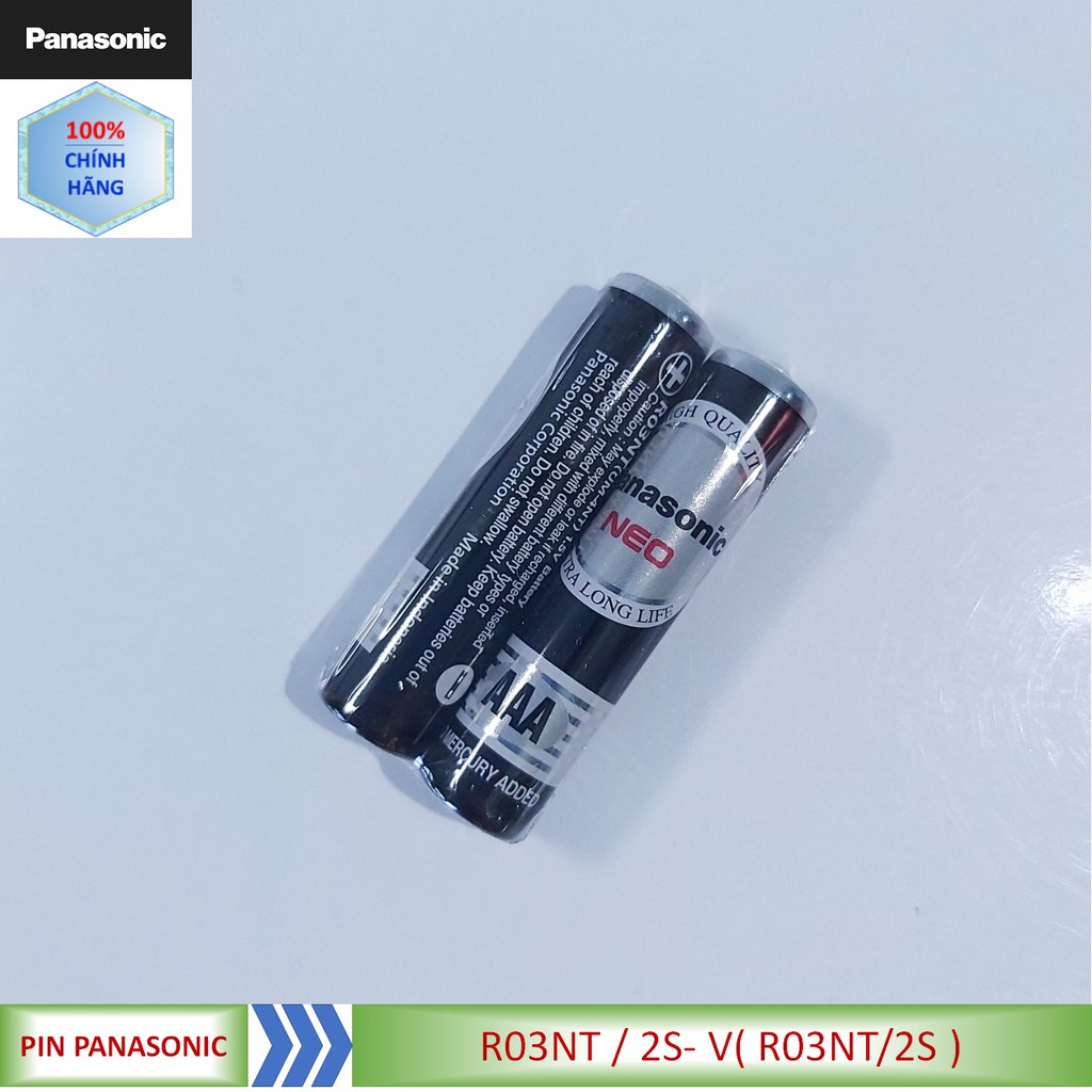 Pin 3A Panasonic chính hãng R03NT/2S-V(R03NT/2S)