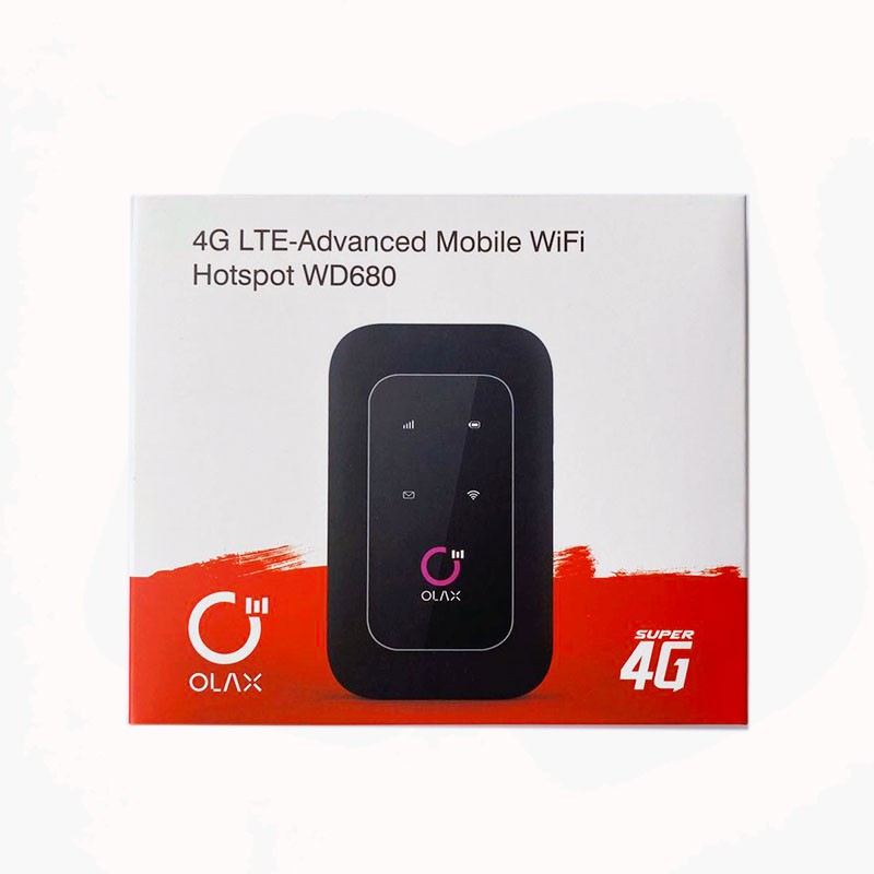 Bộ Phát Wifi 4G/3G OLAX WD680 Tốc Độ 150MP Chính hãng