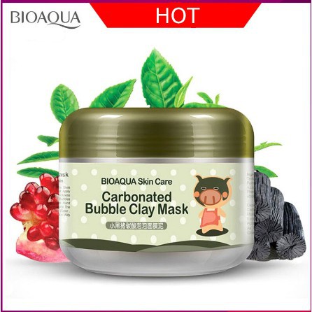 Mặt Nạ Sủi Bọt Thải Độc Bì Heo Carbonated Buble Clay Mask Chứa Collagen Của Bioaqua | BigBuy360 - bigbuy360.vn