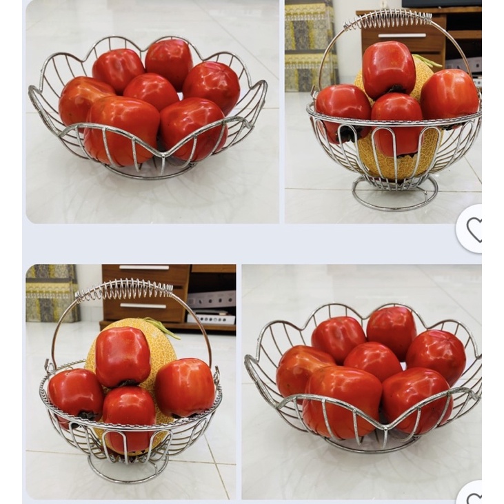 rổ đựng hoa quả để bàn inox đẹp - BANGGE