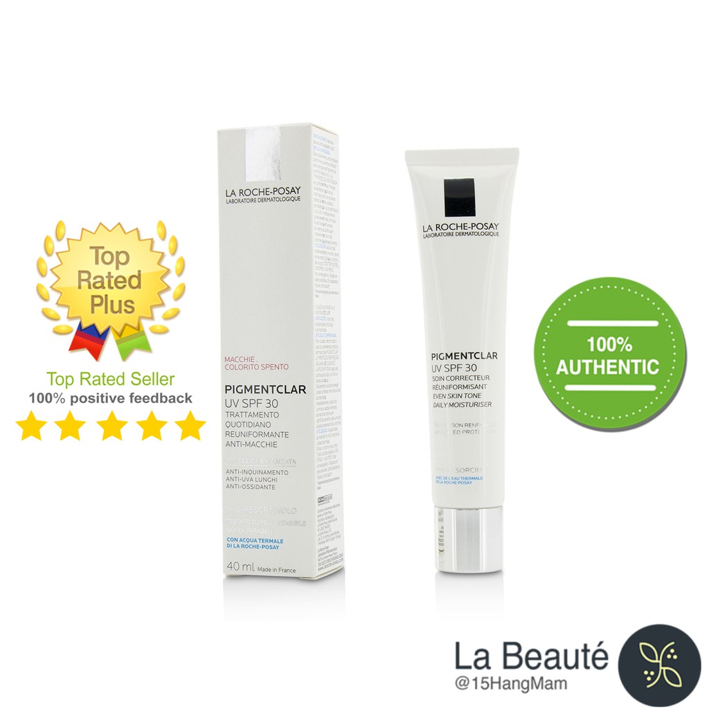 La Roche-Posay Pigmentclar UV SPF 30 - Kem Dưỡng Trắng Da Và Đều Màu Da 40ml - [Quầy Thuốc Bảo Lâm] -[Chính Hãng]