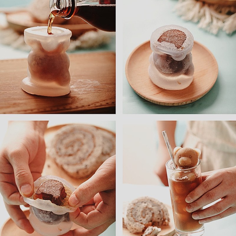 Khuôn Làm Đá Hình Gấu - DC1091