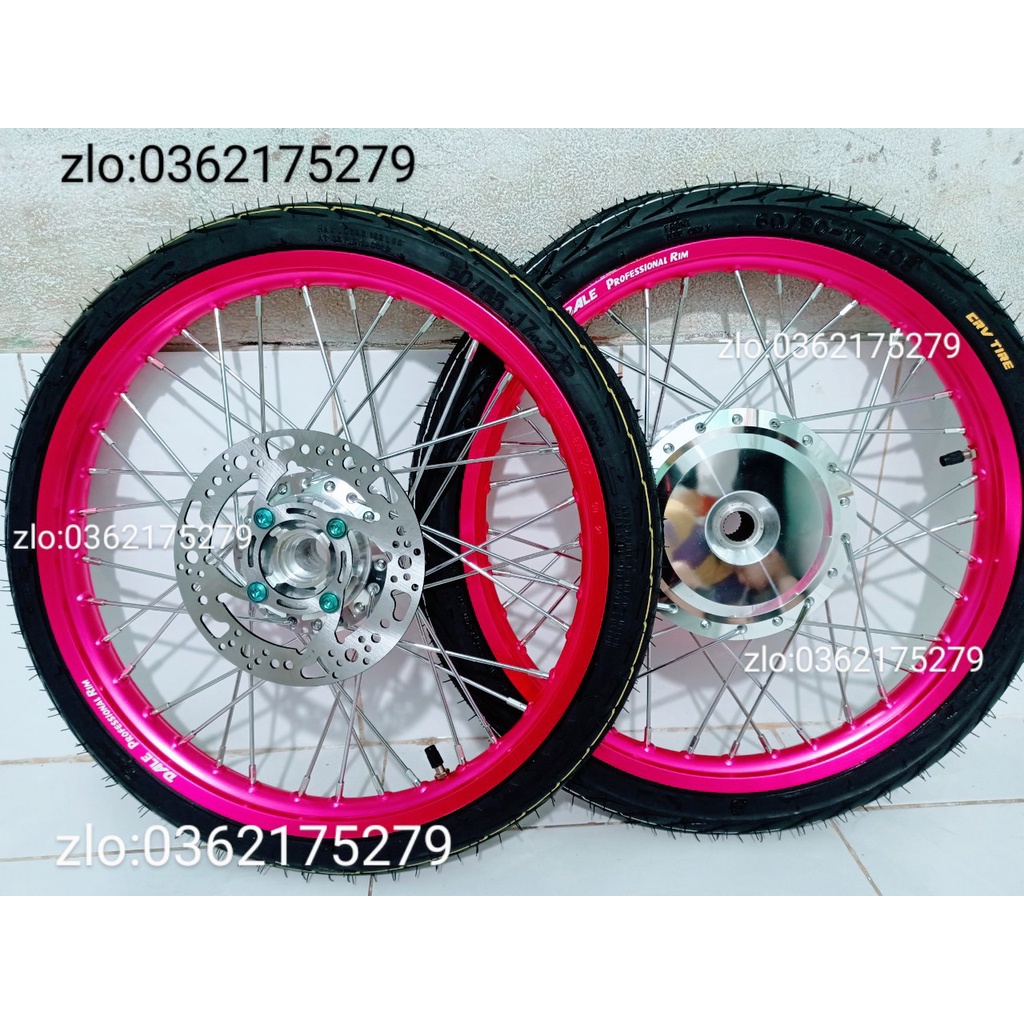 CẶP BÁNH CĂM VARIO.VISON.AB .LUBIAT.NOVO.CLICK NIỀN NHÔM HỒNG DALE.SOLUTE .BAN ZAI. SH THÁI KÈM VỎ CRV 50.60 KÈM ĐĨA VỐC