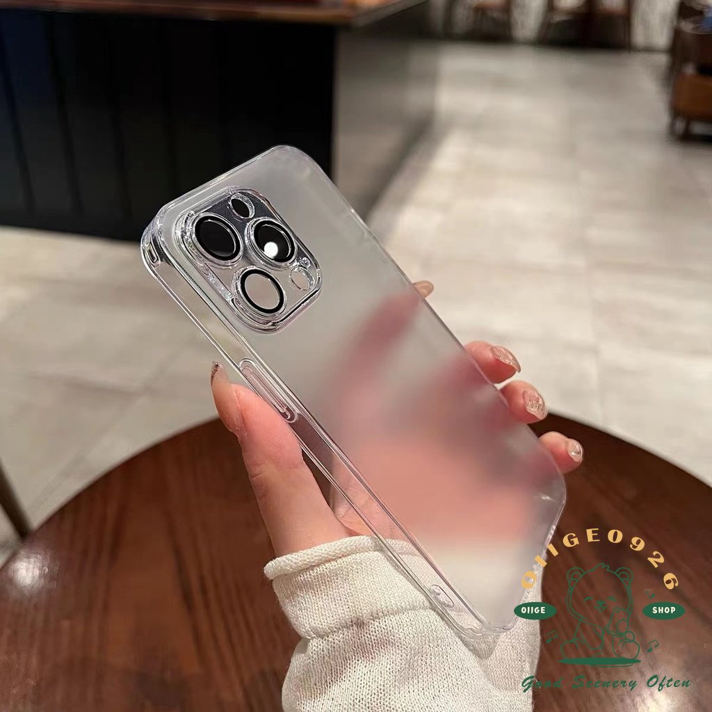 Ốp Điện Thoại PC Mặt Kính Lọc Bụi Bẩn Mẫu Mới Cho iPhone 14 / 13 / 12 Pro Max