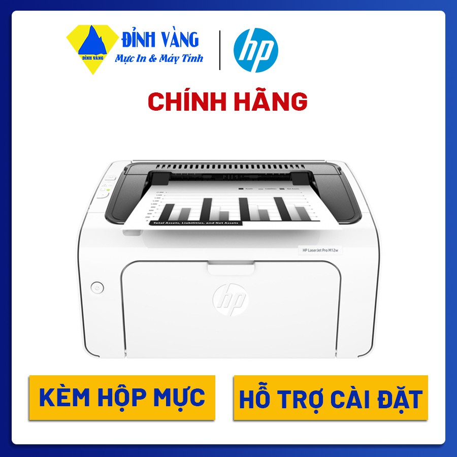 MÁY IN HP LASERJET PRO M12W Kết nối Wifi