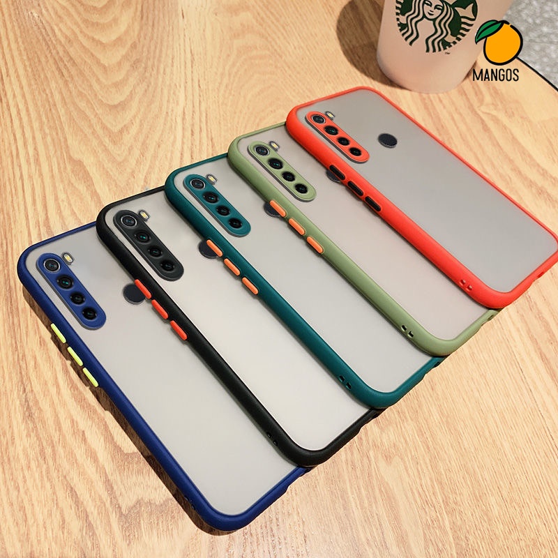 Ốp điện thoại bề mặt nhám chống sốc bảo vệ camera cho XIAOMI - MangoOvil
