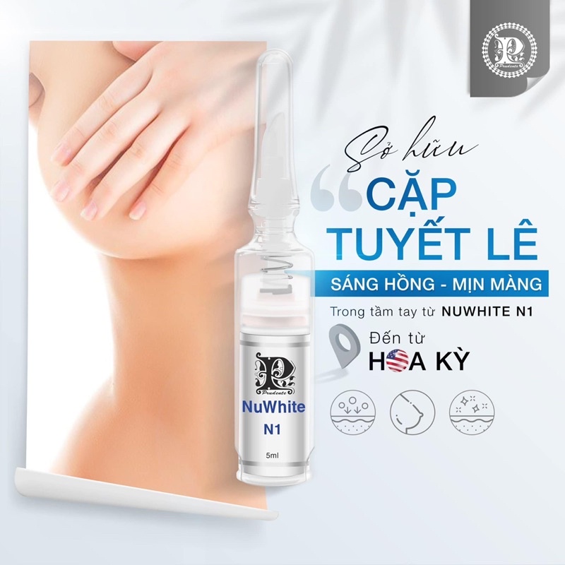 Kem Làm Hồng Nhũ Hoa Mibiti Prudente Nuwhite N1 5ml