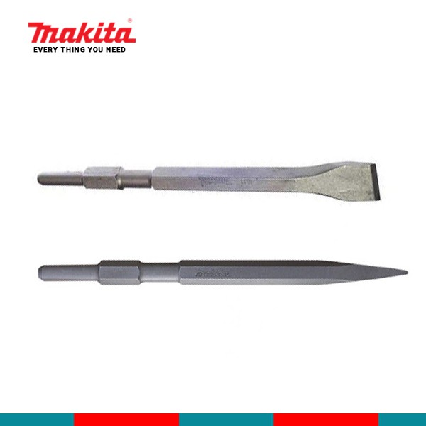 Mũi đục MAKITA lục giác nhọn hoặc dẹt 17/19mm-280/300