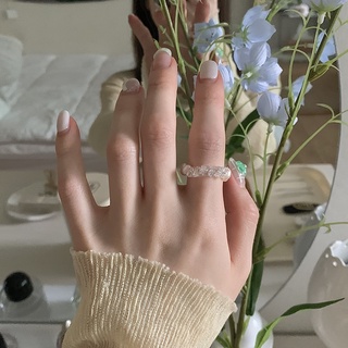 Nhẫn hạt sang trọng Modleaf Pearl beads ring Hàn Quốc