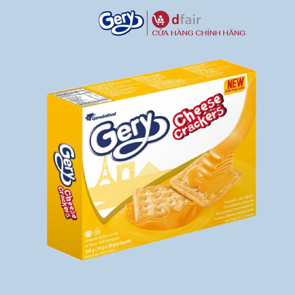 Bánh Quy Phô Mai Gery Cheese Crackers 300g