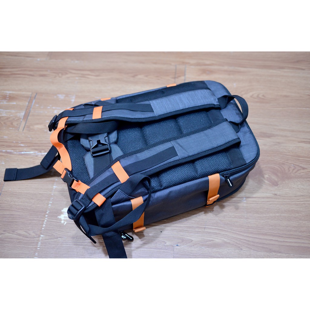 Balo Crumpler Proper Roady Full Photo màu xám phối cam