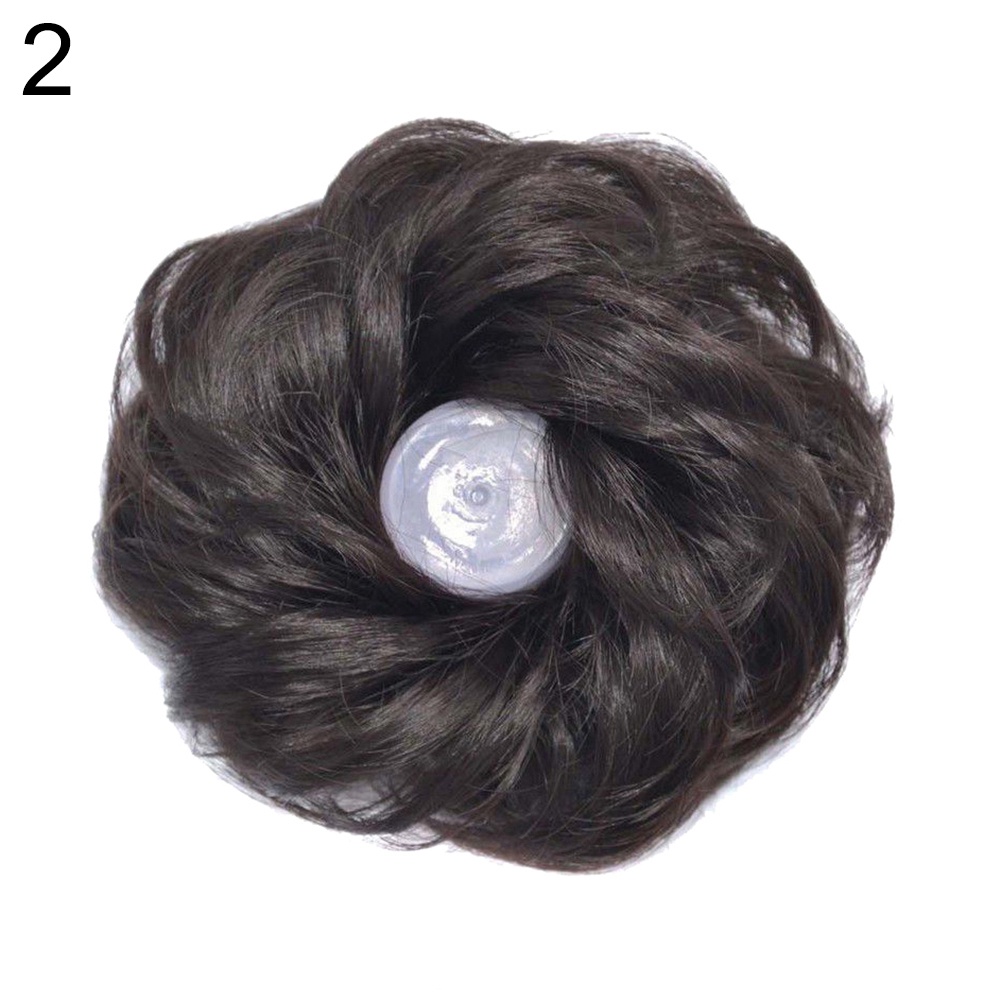 Búi Tóc Giả Đuôi Ngựa Uốn Xoăn