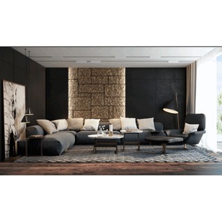 10m x 45cm Decal dán tường có sẵn keo - màu đen mặt nhám