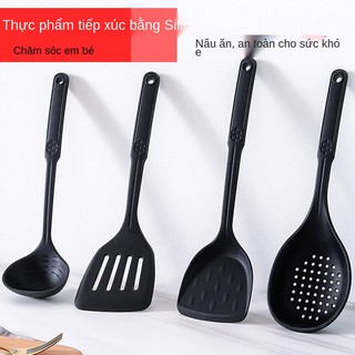 Thìa chuyên dụng chống dính silicone spatula của Đức, nấu ăn gia đình, bộ súp chịu nhiệt độ cao đồ dùng nhà bếp