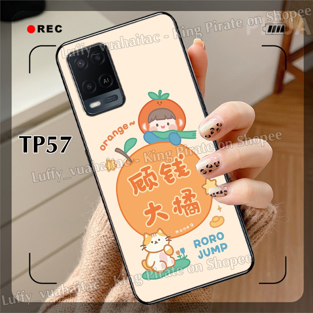 Ốp lưng Oppo A54 - Oppo A74 hình Bò sữa siêu đáng yêu siêu dễ thương, Ốp Oppo chống bám bẩn.