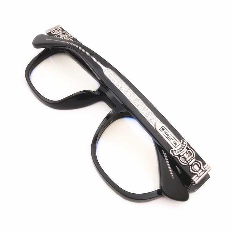 Gọng kính mắt chrome hearts CUNTVOLUTED oval cao cấp fullbox phiên bản new