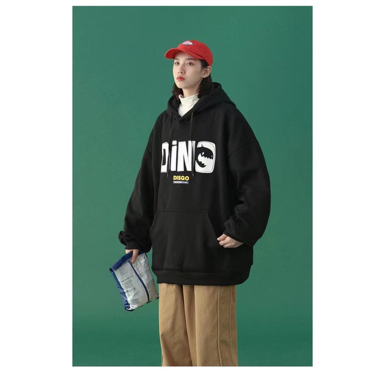 NRVP Áo Hoodie Tay Dài Dáng Rộng Phong Cách Hàn Quốc Mới Cho Nữ