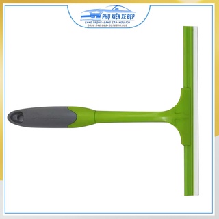 Cây gạt nước kính cầm tay lưỡi Silicon cán bọc cao su bám tay khi sử dụng