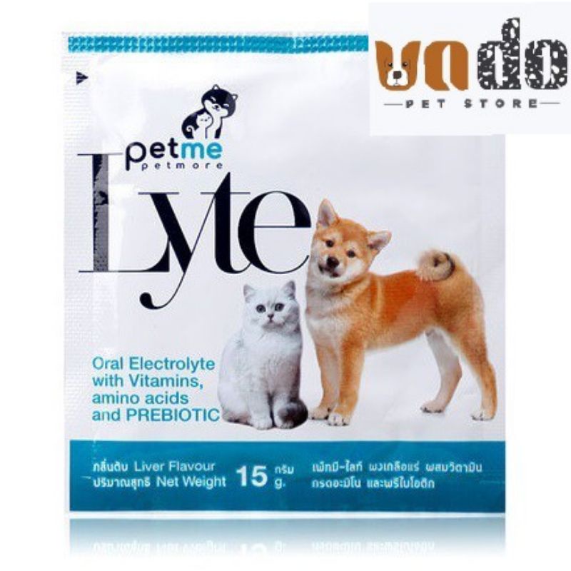 Petme Lyte Prebiotic - Men tiêu hóa và bù nước cho chó mèo